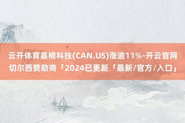 云开体育嘉楠科技(CAN.US)涨逾11%-开云官网切尔西赞助商「2024已更新「最新/官方/入口」
