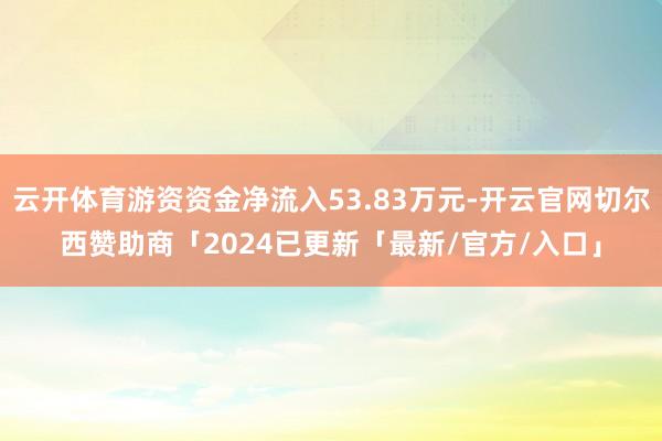 云开体育游资资金净流入53.83万元-开云官网切尔西赞助商「2024已更新「最新/官方/入口」